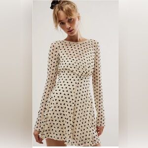 Free People Sheer Delight Mini Dress Size S